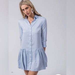 The boyfriend shirt The shirt | Theshirt blue minidres